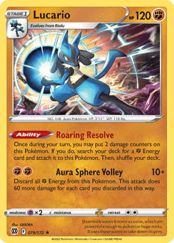 Lucario Brilliant Stars #79