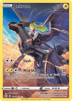 Zekrom Brilliant Stars Trainer Gallery #TG05