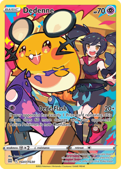 Dedenne Brilliant Stars Trainer Gallery #TG07