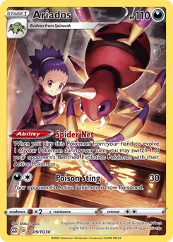 Ariados Brilliant Stars Trainer Gallery #TG09