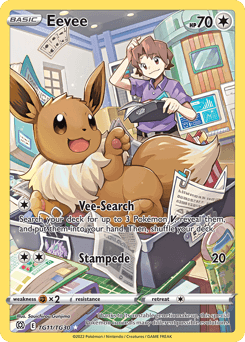 Eevee Brilliant Stars Trainer Gallery #TG11