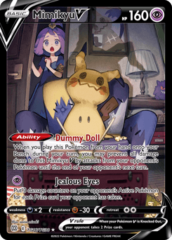 Mimikyu V Brilliant Stars Trainer Gallery #TG16