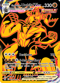 Single Strike Urshifu VMAX Brilliant Stars Trainer Gallery #TG29