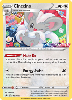 Cinccino SWSH Black Star Promos #SWSH009