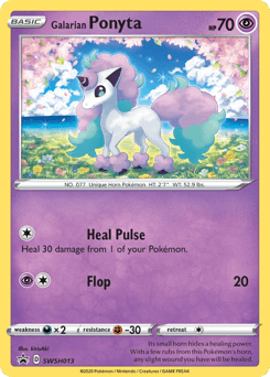 Galarian Ponyta SWSH Black Star Promos #SWSH013
