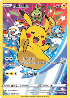 Pikachu SWSH Black Star Promos #SWSH020