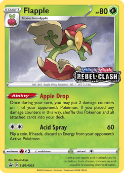 Flapple SWSH Black Star Promos #SWSH022