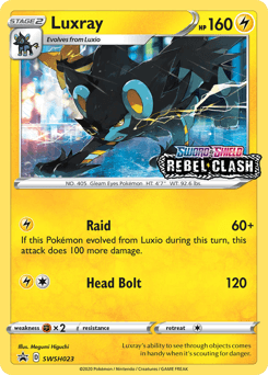 Luxray SWSH Black Star Promos #SWSH023