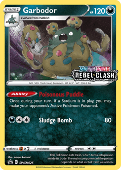 Garbodor SWSH Black Star Promos #SWSH025