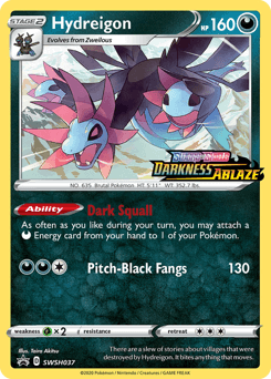 Hydreigon SWSH Black Star Promos #SWSH037