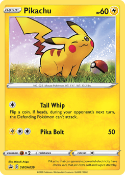 Pikachu SWSH Black Star Promos #SWSH039