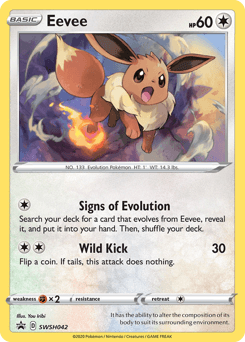 Eevee SWSH Black Star Promos #SWSH042