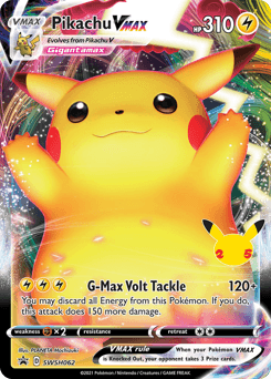 Pikachu VMAX SWSH Black Star Promos #SWSH062
