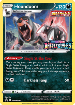 Houndoom SWSH Black Star Promos #SWSH090