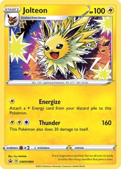 Jolteon SWSH Black Star Promos #SWSH094