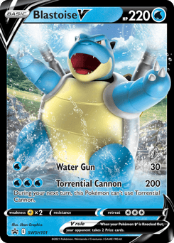 Blastoise V SWSH Black Star Promos #SWSH101