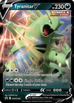 Tyranitar V SWSH Black Star Promos #SWSH109