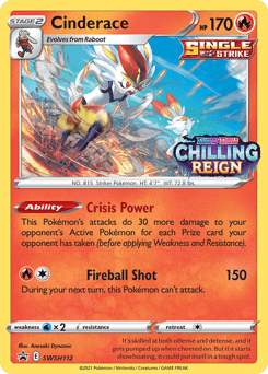 Cinderace SWSH Black Star Promos #SWSH112
