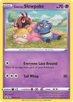 Galarian Slowpoke SWSH Black Star Promos #SWSH126
