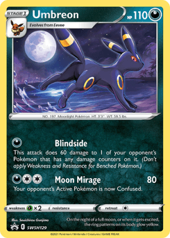 Umbreon SWSH Black Star Promos #SWSH129