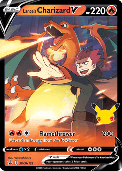 Lance's Charizard V SWSH Black Star Promos #SWSH133
