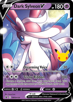 Dark Sylveon V SWSH Black Star Promos #SWSH134