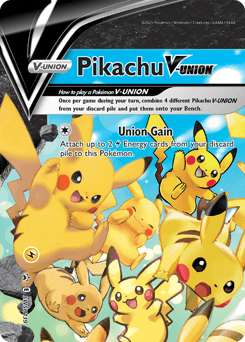 Pikachu V-UNION SWSH Black Star Promos #SWSH139