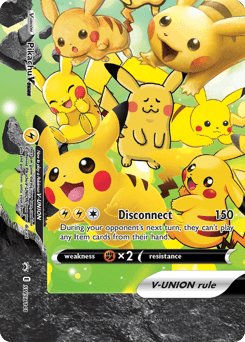 Pikachu V-UNION SWSH Black Star Promos #SWSH141