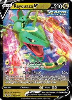 Rayquaza V SWSH Black Star Promos #SWSH147