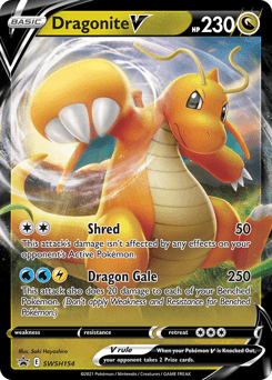 Dragonite V SWSH Black Star Promos #SWSH154