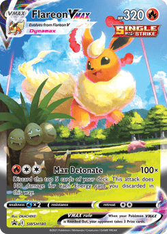 Flareon VMAX SWSH Black Star Promos #SWSH180