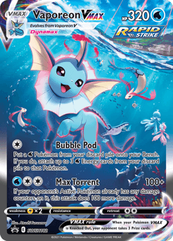 Vaporeon VMAX SWSH Black Star Promos #SWSH182