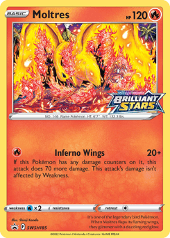Moltres SWSH Black Star Promos #SWSH185