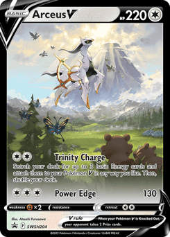 Arceus V SWSH Black Star Promos #SWSH204