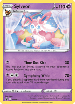 Sylveon SWSH Black Star Promos #SWSH211