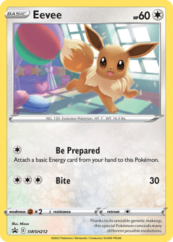 Eevee SWSH Black Star Promos #SWSH212