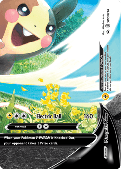Morpeko V-UNION SWSH Black Star Promos #SWSH218