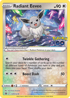 Radiant Eevee SWSH Black Star Promos #SWSH230