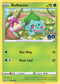 Bulbasaur SWSH Black Star Promos #SWSH231