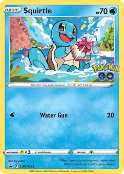 Squirtle SWSH Black Star Promos #SWSH233