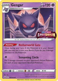 Gengar SWSH Black Star Promos #SWSH241