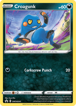 Croagunk SWSH Black Star Promos #SWSH245
