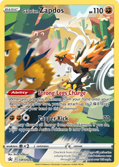 Galarian Zapdos SWSH Black Star Promos #SWSH283