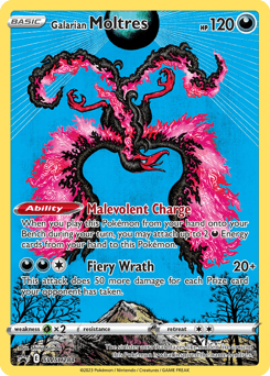 Galarian Moltres SWSH Black Star Promos #SWSH284