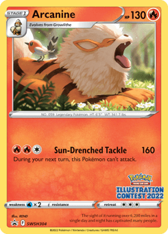 Arcanine SWSH Black Star Promos #SWSH304
