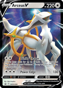 Arceus V SWSH Black Star Promos #SWSH306