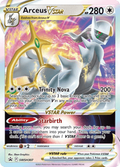 Arceus VSTAR SWSH Black Star Promos #SWSH307