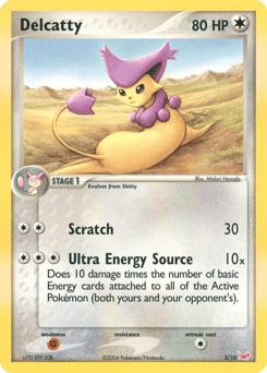 Delcatty EX Trainer Kit Latias #3