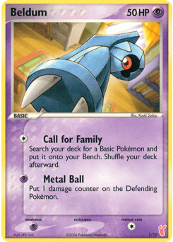 Beldum EX Trainer Kit 2 Plusle #1