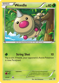 Weedle Kalos Starter Set #1